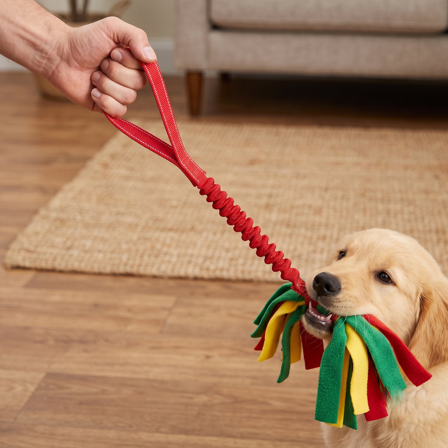 Interactive Plush Tug Toy