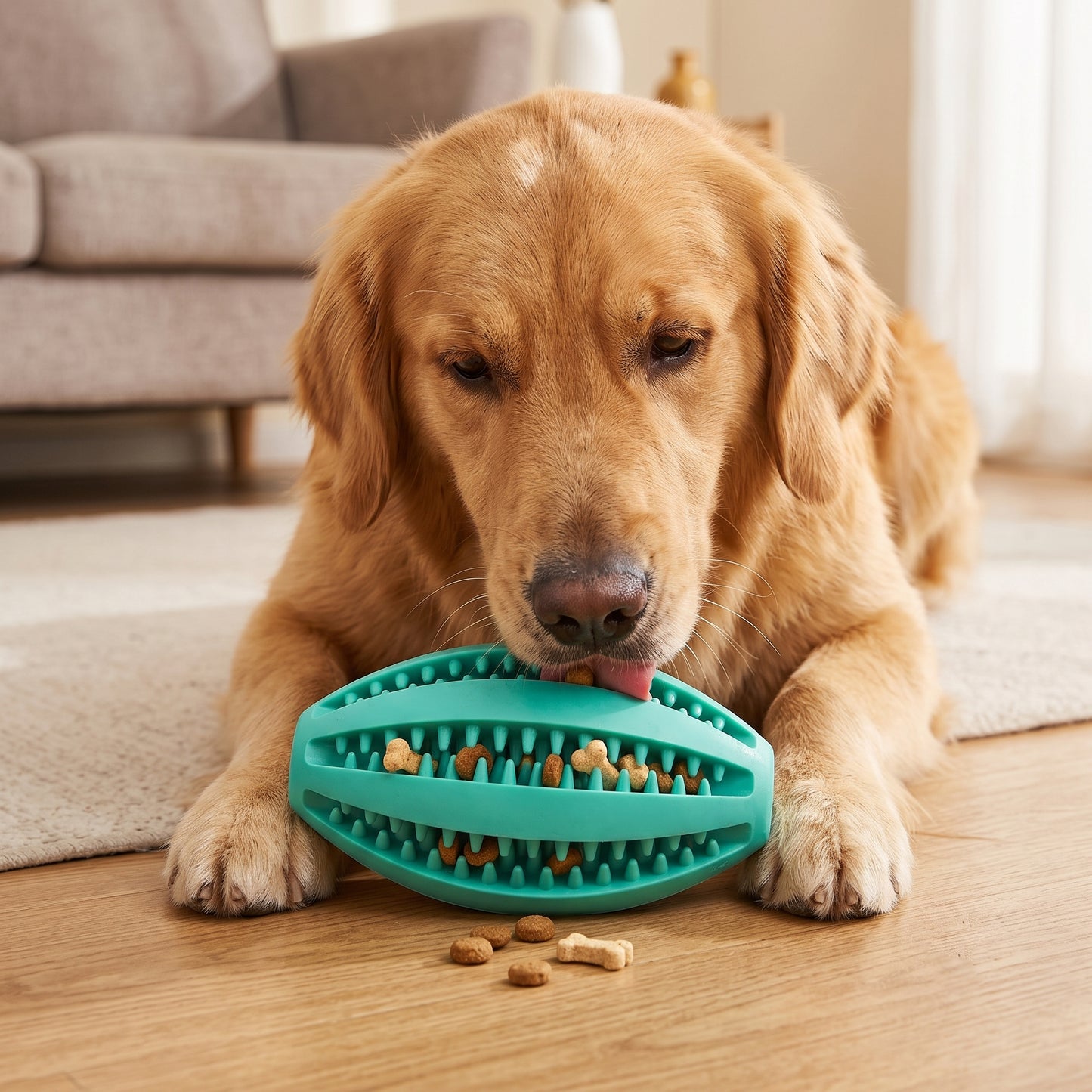 Interactive Treat Dispensing Chew Ball