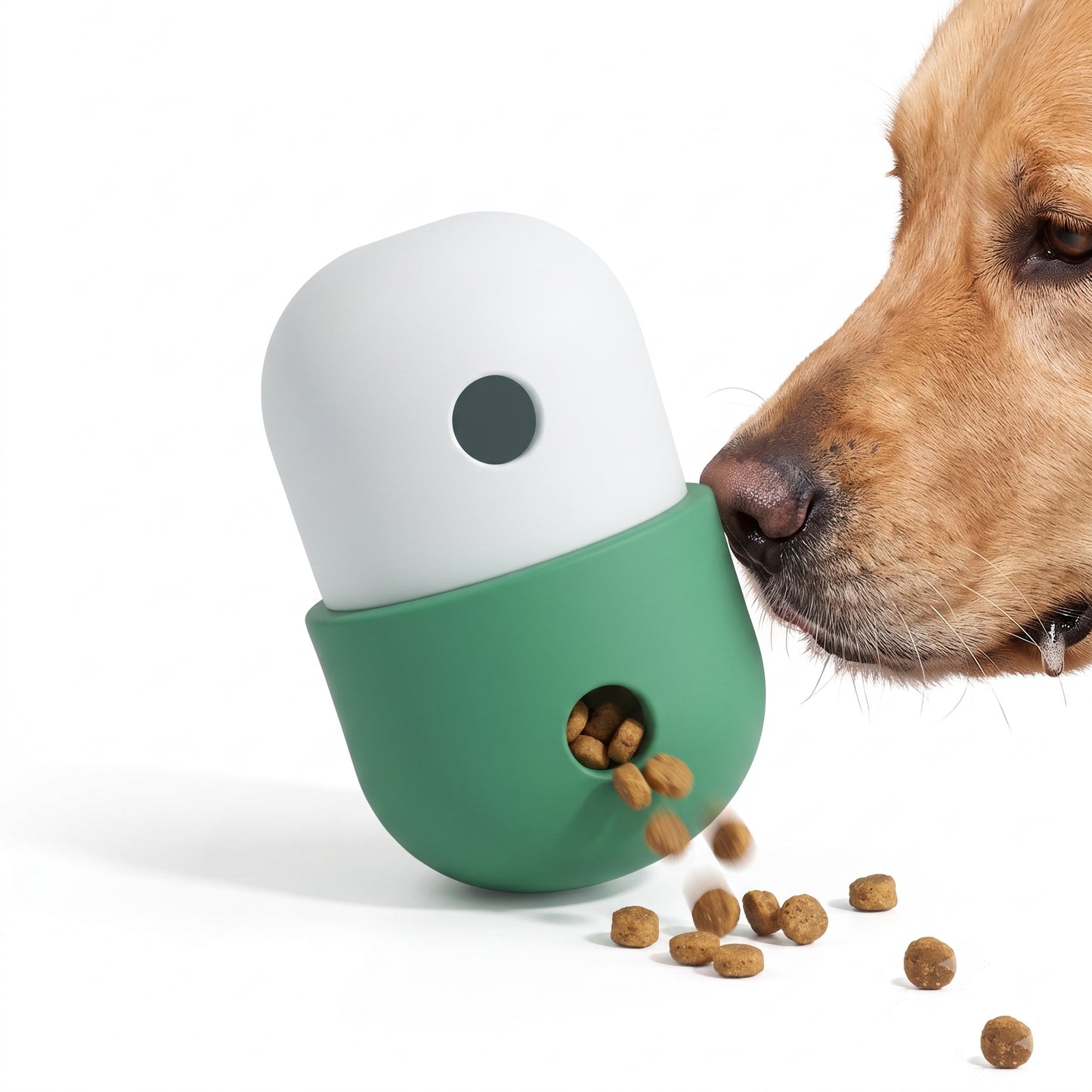Interactive Silicone Treat Dispensing Ball