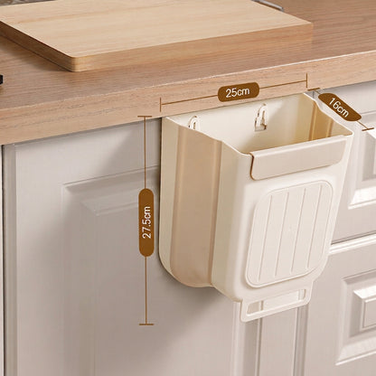The Space-Saving Hanging Trash Can